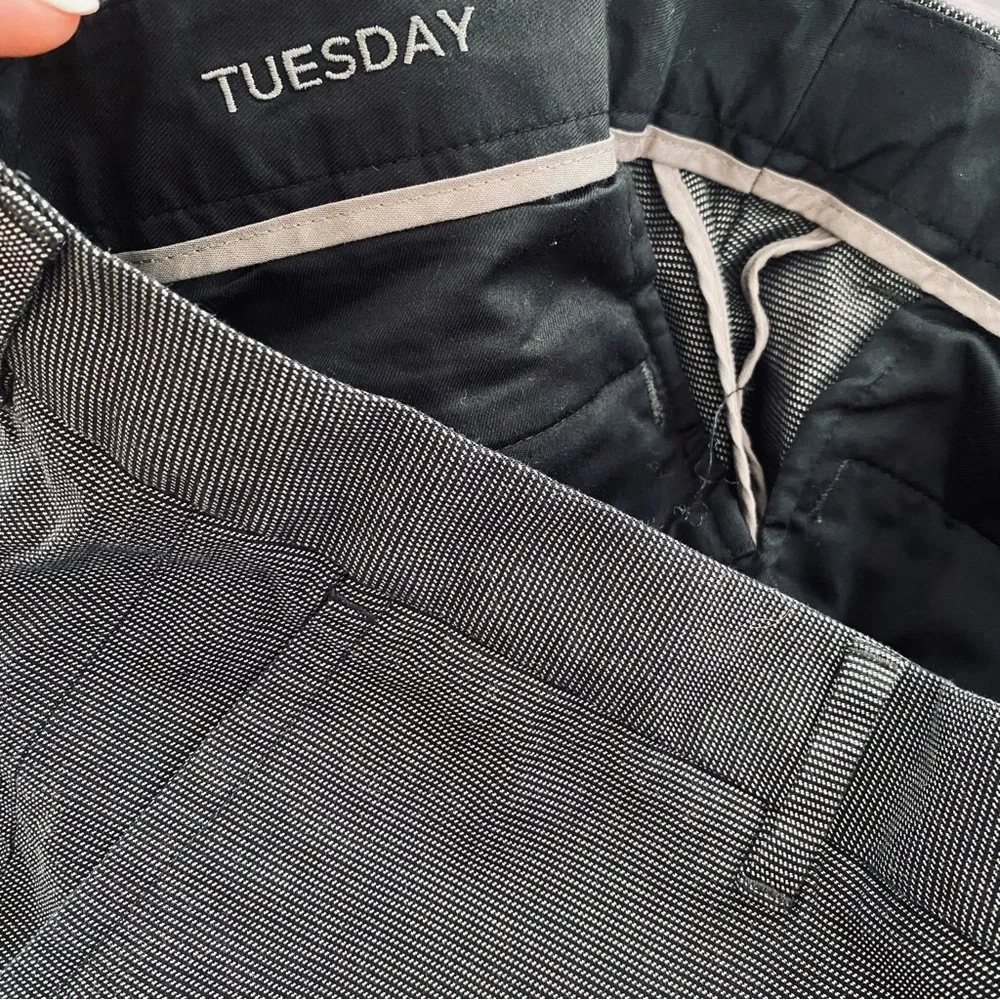 Bonobos Men’s Weekday Warrior Tuesday Straight Leg Black & White Pant Sz 35 X 30